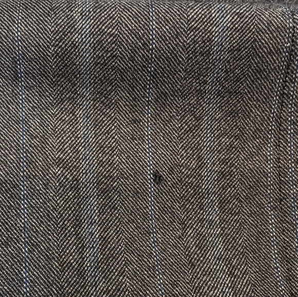 Fodera Bemberg gray striped double breasted wool Lana suit jacket blazer size 52 - Picture 12 of 14